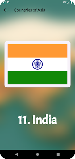 Country Flags Screen 3