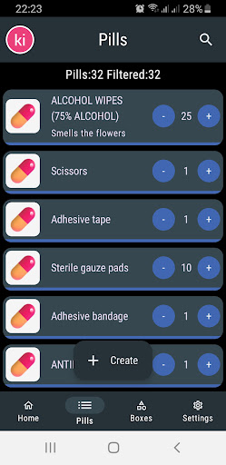 MyPillBox: Managing Medication Screen 2