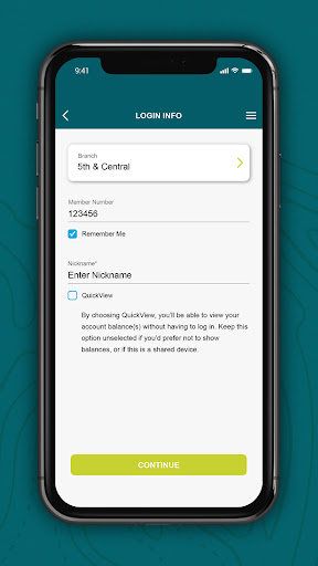 Integris Credit Union Mobile Screen 3