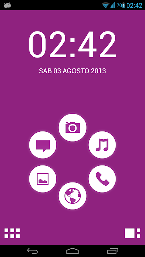 Android application Basic Violet Theme for Smart L screenshort