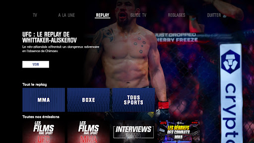 Screenshot of RMC Sport – Live TV, Replay