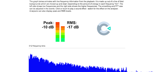 Android application Audio Analyser by C3 screenshort