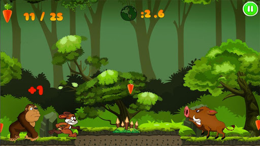لعبة Jungle Bunny Run apk مهكر2