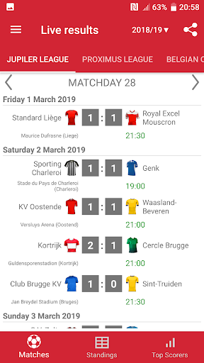 Live Scores for Liga Portugal - Apps on Google Play