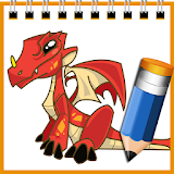 How to draw dragons Free icon