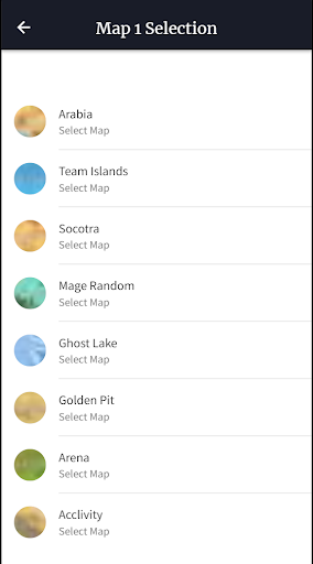 Android application AOE 2 Player App screenshort