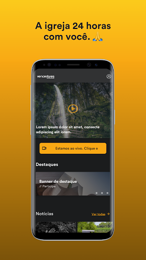 Android application Vencedores Pentecostais screenshort