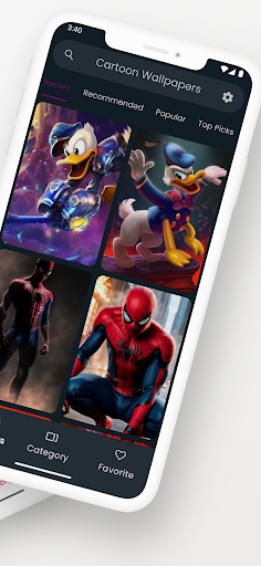 Screenshot of Cool Cartoon Wallpapers HD 4K
