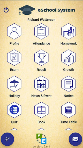 Android application eSchool System screenshort
