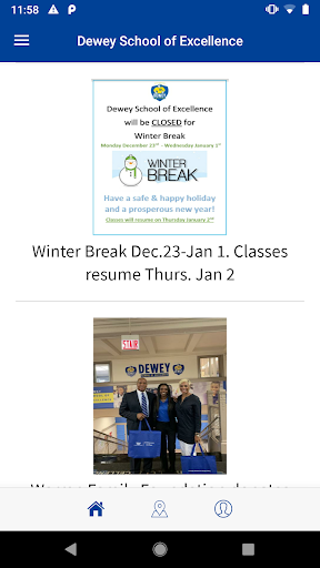 Screenshot of Dewey School of Excellence