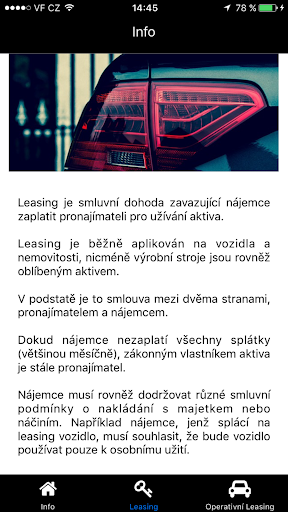 Operativní Leasing Screen 2