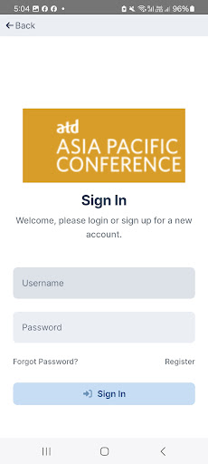 Android application BambooEvent screenshort