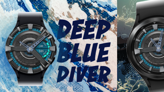 Deep Blue Diver Wear OS