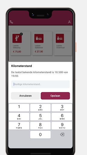 Rebel Lease - Berijder App Screen 2