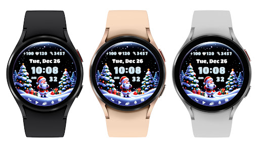 AZ276 Christmas Santa Watch Screen 2