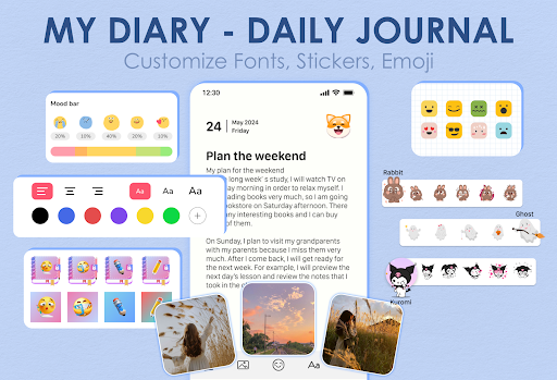 My Diary - Daily Journal App Screenshot 1 - AppWisp.com