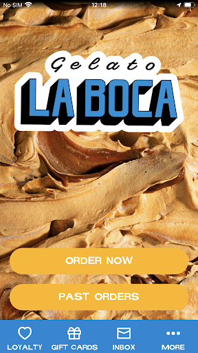 Android application Gelato La Boca screenshort