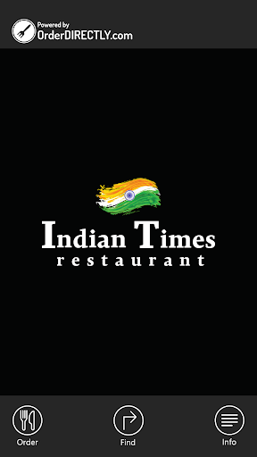 Android application Indian Times Restaurant screenshort