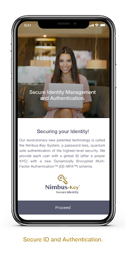 Android application Nimbus-Key ID screenshort