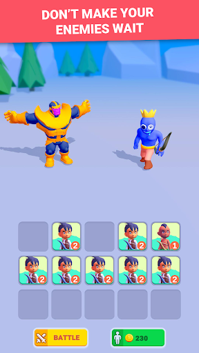 Android application Epic Merge Battle screenshort