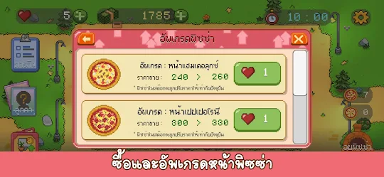 บริหารร้านพิซซ่า