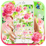 Garden Rose Keyboard Theme icon