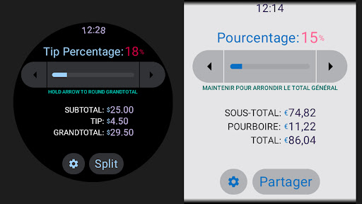 Tip Calculator Wear Screen 3