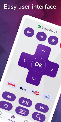 Android application Sanyo Remote Control - Roku TV screenshort