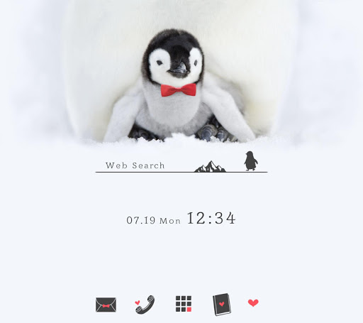 Android application Penguin Baby wallpaper screenshort