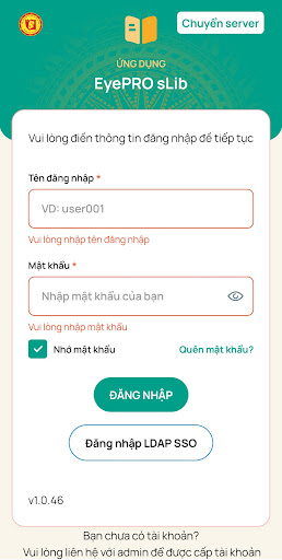 Android application EyePRO sLIB screenshort