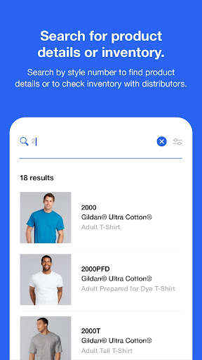 Android application Product Locator screenshort