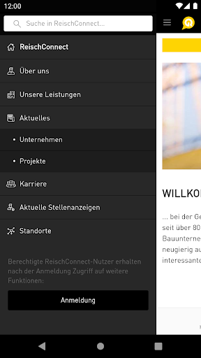 ReischConnect Screen 2