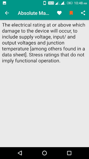 Electronics Dictionary Screen 3