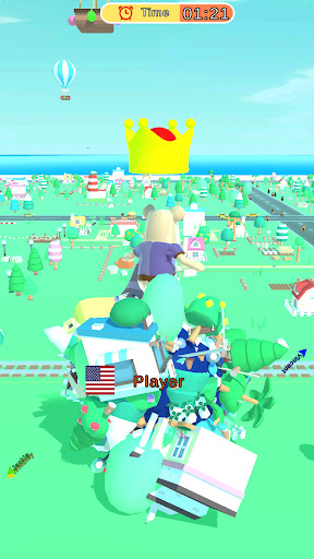 Android application Crazy Ball io screenshort