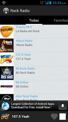 Rock Radio Screen 3
