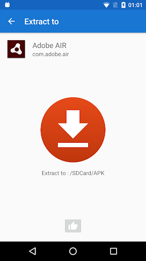 APK Extractor Screen 2