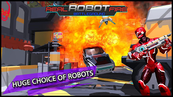 Real Robot Fire Battleground : Free Sci-fi Firing apkdebit screenshots 6