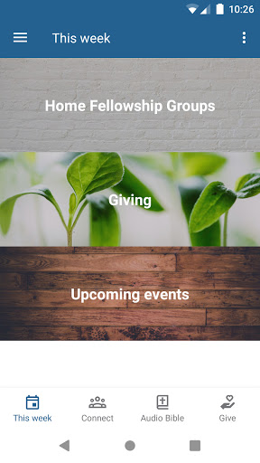 Android application Grace Reformed Church screenshort