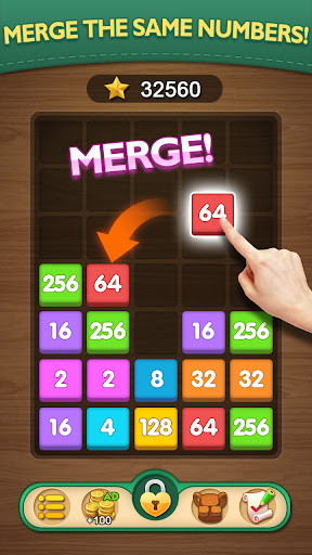 Android application Merge Puzzle - Number Games screenshort