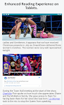 screenshot of Wrestling News