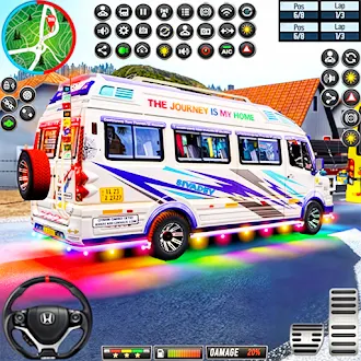 Game screenshot Mini Coach Bus Game: Euro Bus mod apk