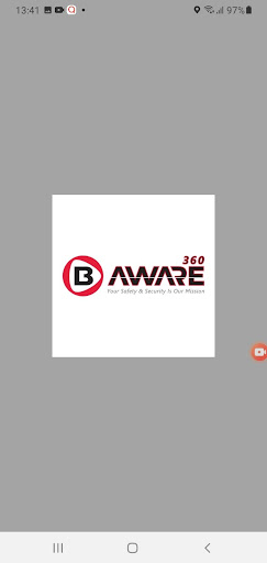 Android application B-AWARE360 screenshort
