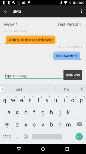 Android application Jetfly Chiimp screenshort
