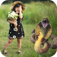 Snake in Photo: Prank Your Friends