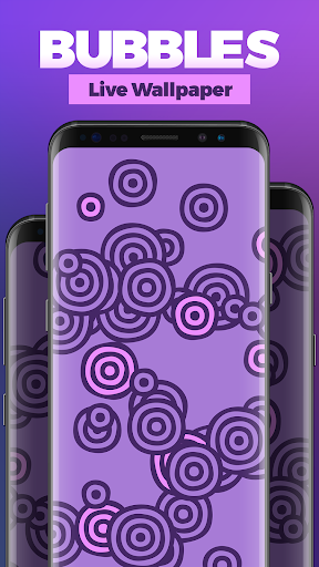 Android application Bubbles Live Wallpaper screenshort