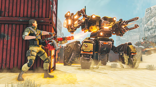 Desert Gunner Machine Gun Game 3