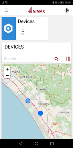 Gimax App Screen 2
