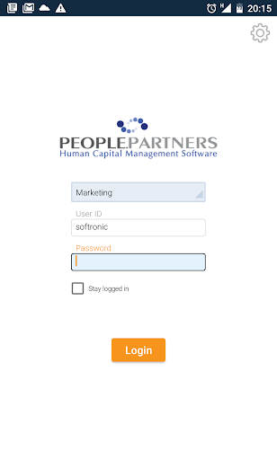 Android application ESS – People.Partners screenshort