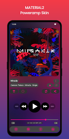 Material2 PowerAmp v3 Skinのおすすめ画像5