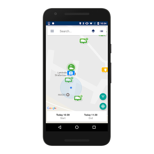 Android application RoundTrip screenshort
